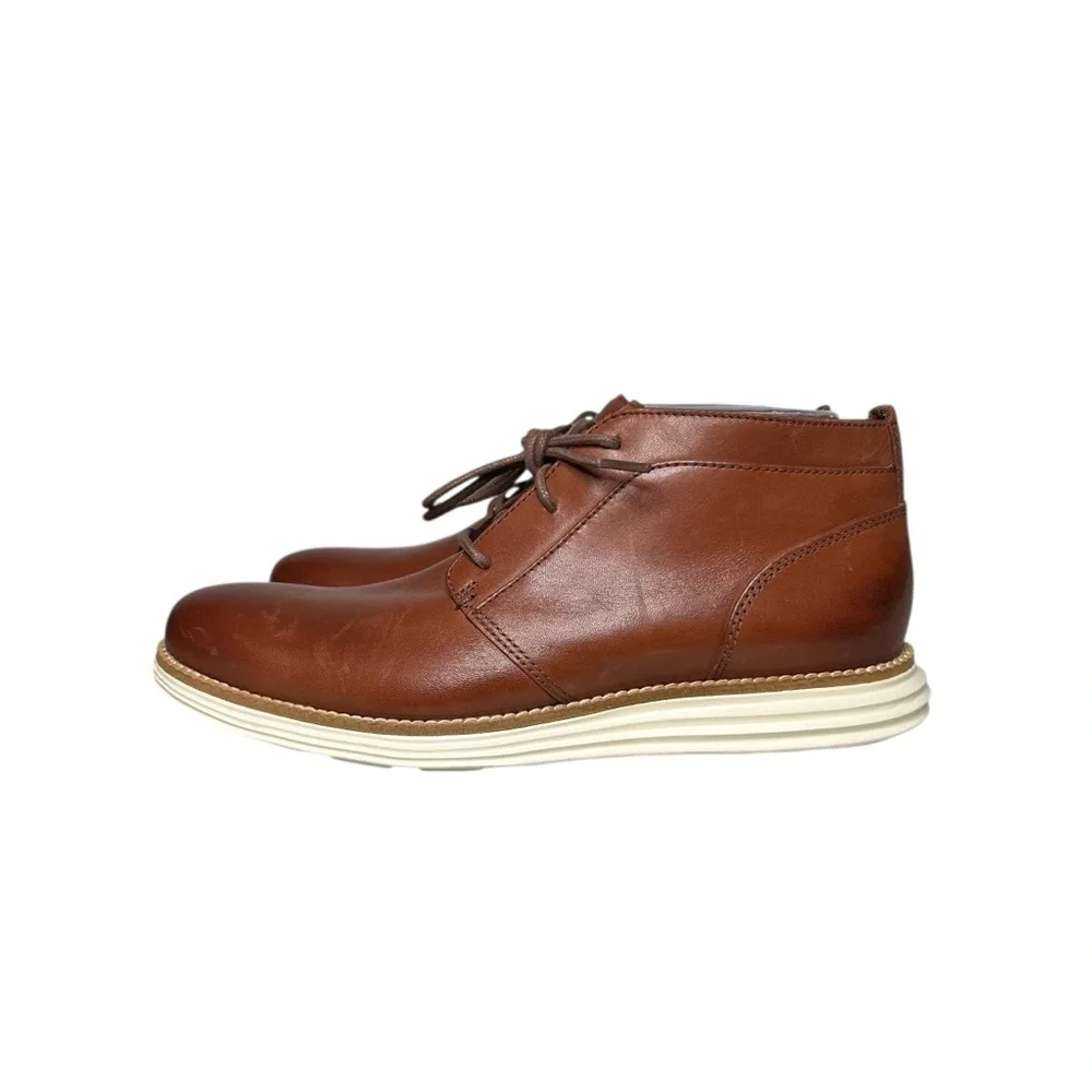 Cole Haan Men's Original Grand Leather Lace Up Chukka Boots Woodbury Size 7.5
